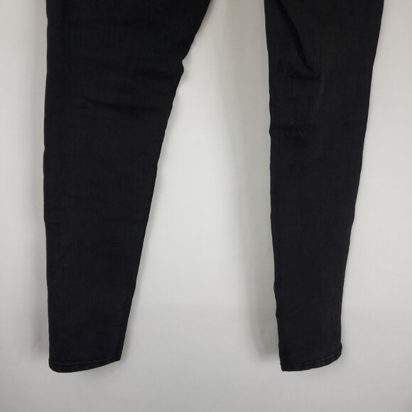 Mossimo Denim Mid-Rise Denim Leggings Womens Black Jeans Sz 2 - Picture 9 of 13